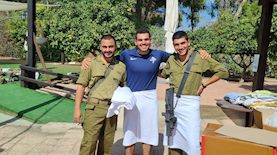 לוחמים תרומות ממכבי תא, צילום: יח"צ